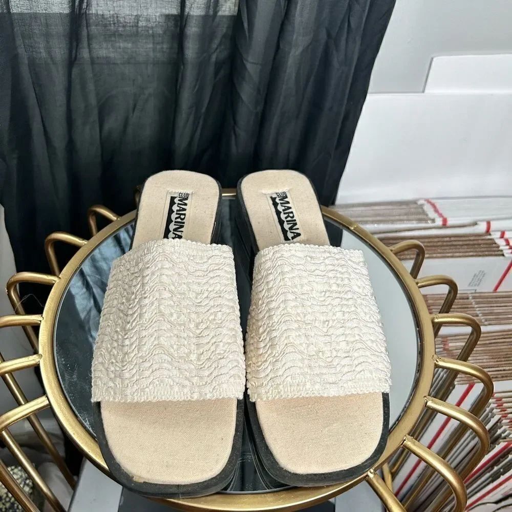 Vintage Club Marina Slide Sandals Y2K